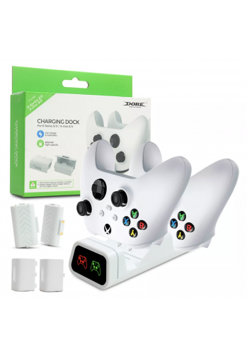 Base de carregamento Dobe para 2 Controles Visor - Xbox Series e One 